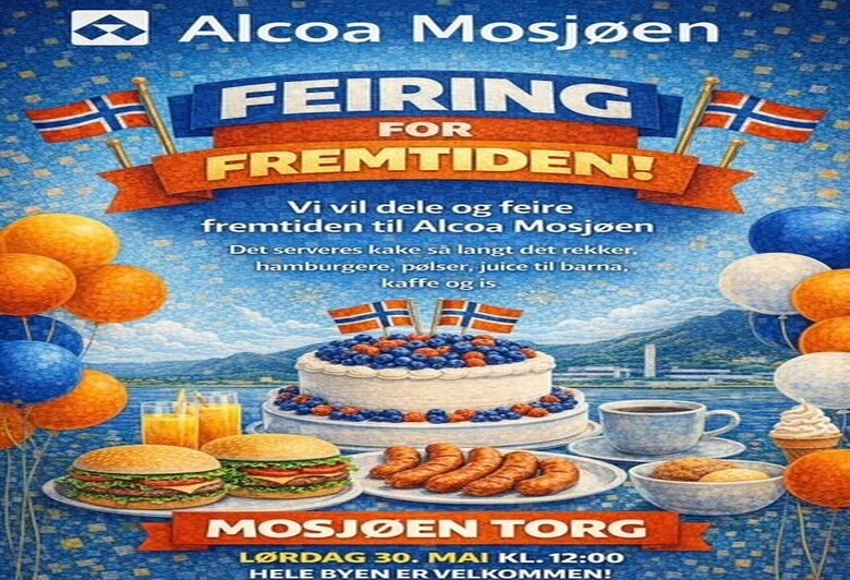 Feiring for fremtiden på Mosjøen Torg!